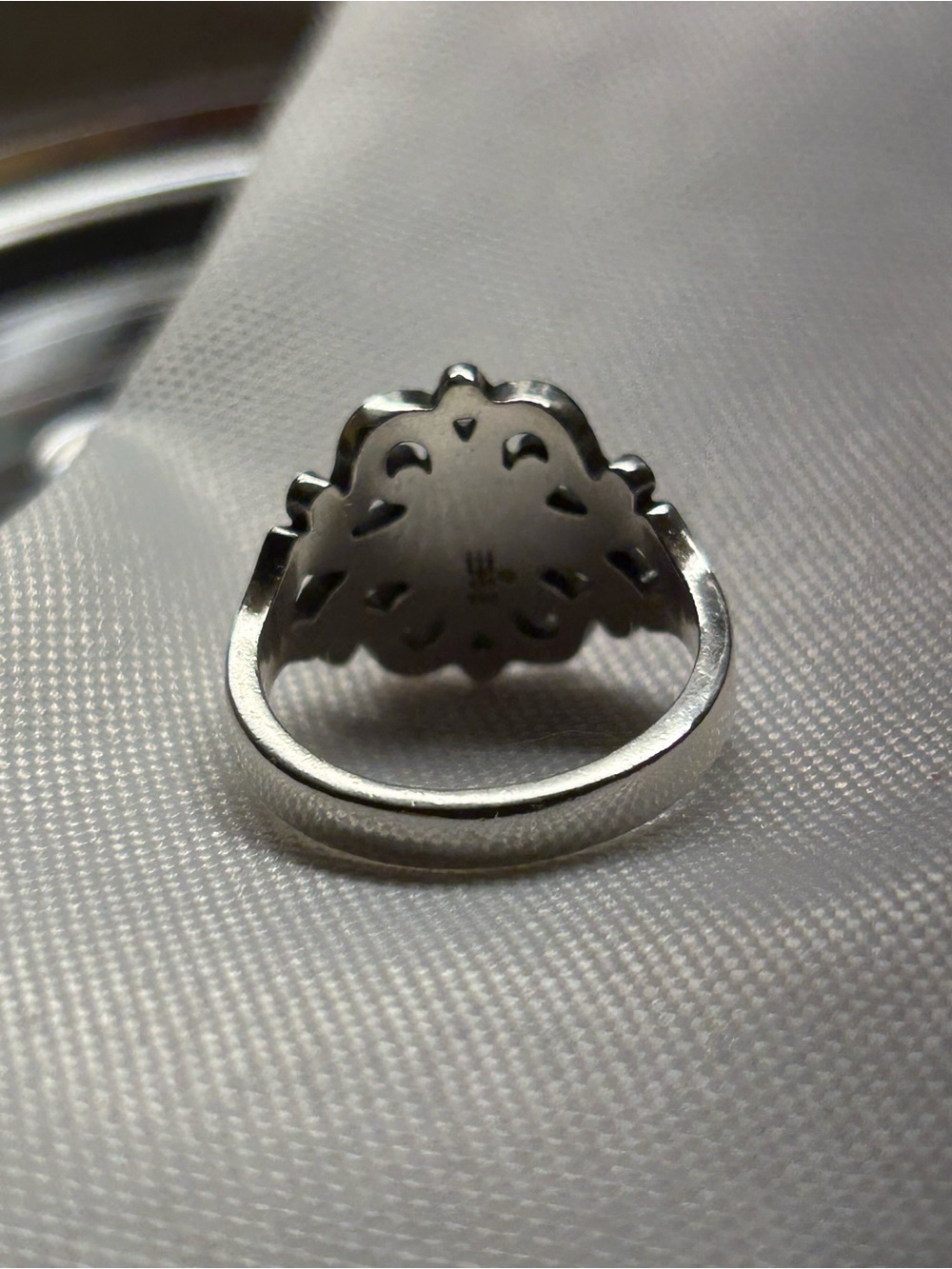 RETIRED James Avery Turquoise Spanish Lace Ring - Picture 5 of 8